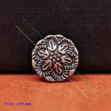 50PC 12mm Antique Silver Flower Rivet Stud Leathercraft Hardware