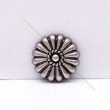 50PC 15mm Silver Plate Parachute Flower Rivet Stud for Leathercraft