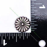 50PC 15mm Silver Plate Parachute Flower Rivet Stud for Leathercraft