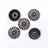 50PC 15mm Silver Plate Parachute Flower Rivet Stud for Leathercraft