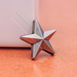 50PC 18mm Star Rivet Stud Leathercraft Hardware Concho Rivetback
