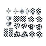 50PC Irregular Shape Earring Connectors for DIY Pendant Jewelry