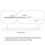 50PCS 1.5mm Braided Necklace Lobster Buckle Chain