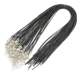 50PCS 1.5mm Braided Necklace Lobster Buckle Chain