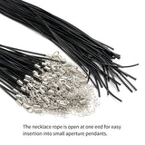 50PCS 1.5mm Braided Necklace Lobster Buckle Chain