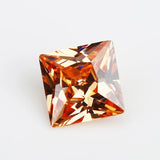 50PCS Champagne CZ Loose Stones 1.5x1.5~15x15mm AAAAA Quality for DIY Jewelry