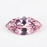 50PCS Marquise Shape Loose CZ Stone Pink AAAAA Cubic Zirconia Synthetic Stone