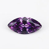 50PCS 1.5x3~10x20mm Purple AAAAA Cubic Zirconia Marquise Loose CZ Stone