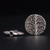 50PCS Tibetan Gold/Silver Spacer Beads 13x1.5mm Flat Round DIY Jewelry