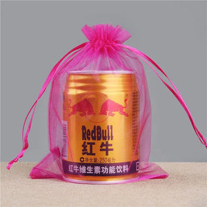 50PCS 13x18cm Drawstring Organza Bags Party Candy Wedding Bags Pouches