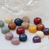 50PCS 15mm Chunky Irregular Round Beads for DIY Earrings Cell Phone Jewelry