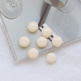 50PCS 15mm Chunky Irregular Round Beads for DIY Earrings Cell Phone Jewelry