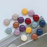 50PCS 15mm Chunky Irregular Round Beads for DIY Earrings Cell Phone Jewelry