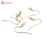 50PCS 15x18MM Earring Hook with Beads High Diy Jewelry Accessories