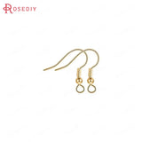 50PCS 15x18MM Earring Hook with Beads High Diy Jewelry Accessories