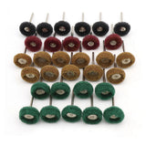 50PCS 25MM Scouring Pad Abrasive Wheel Jewelry Polishing 3MM Shank