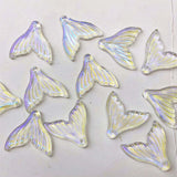 50PCS 2CM Mermaid Tail Charms Pendants for Jewelry Making