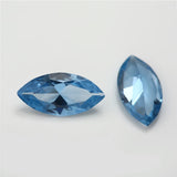 50PCS Marquise Shape Loose Stone Synthetic Gems For DIY Jewelry 106#