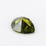 50PCS Olive Green Pear Shape CZ Stone AAAAA Cubic Zirconia DIY Gems