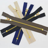 50PCS 3# Metal Zippers for Sewing Jeans