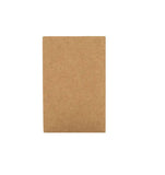 50PCS 350GSM Blank Brown Jewelry Display Cards for Earring Necklace DIY