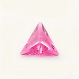 50PCS Pink AAAAA CZ Triangle Loose Stones for Jewelry DIY
