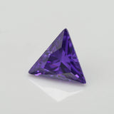 50PCS Triangle Loose CZ Stone Violet AAAAA for Jewelry DIY Gems Stone