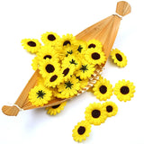 50PCS Artificial Sunflower Head Chrysanthemum DIY Home Decoration