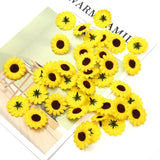 50PCS Artificial Sunflower Head Chrysanthemum DIY Home Decoration