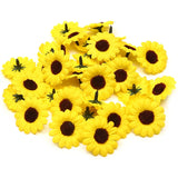 50PCS Artificial Sunflower Head Chrysanthemum DIY Home Decoration