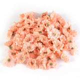 50PCS Artificial Chrysanthemum Head Silk Flower Decoration