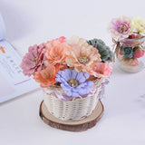 50PCS Artificial Chrysanthemum Head Silk Flower Decoration