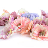 50PCS Artificial Chrysanthemum Head Silk Flower Decoration