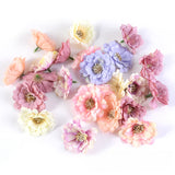 50PCS Artificial Chrysanthemum Head Silk Flower Decoration