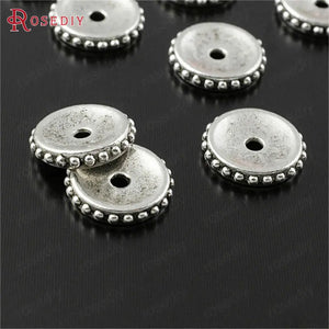 50PCS Antique Alloy Spacer Beads Diy Jewelry Findings Accessories