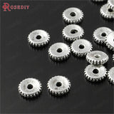 50PCS Antique Alloy Spacer Beads Diy Jewelry Findings Accessories