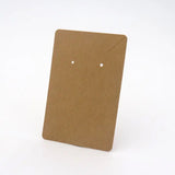 50PCS 6x9cm Blank Craft Paper Cards For Jewelry Display Small Business DIY