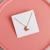 50PCS Brown Necklace Stud Earrings Holder Jewelry Cardboard Display Card 7x7cm