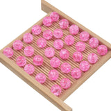 50PCS Transparent Crack Acrylic Beads Pearl Round Loose Beads Jewelry Making DIY