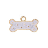 50PCS Christmas Oil Drop Alloy Pendant Keychain Necklace Bracelet Accessories