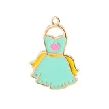 50PCS Christmas Oil Drop Alloy Pendant Keychain Necklace Bracelet Accessories