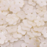 50PCS Natural Shell Flower Loose Beads Jewelry Making 8-14mm
