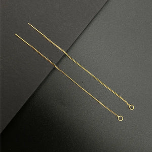 50PCS Copper Earrings with Twisted Chain Tassel Earring Chains
