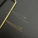 50PCS Copper Earrings with Twisted Chain Tassel Earring Chains