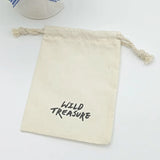 50PCS Cotton Gift Pouch Drawstring Bags Custom Logo Wedding Party Sack