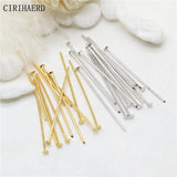 50PCS DIY Jewelry Accessories Flat Pins Earrings Making Components Lot