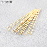 50PCS DIY Jewelry Accessories Flat Pins Earrings Making Components Lot