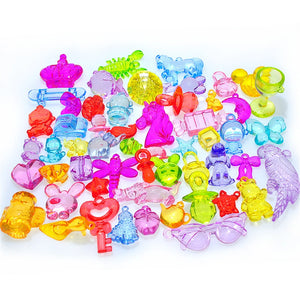 50PCS DIY Acrylic Beads Cartoon Animal Accessories Jewelry Making