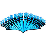50PCS Ear Gauge Tapers Stretching Kits Acrylic Taper Plug Mixed Ear Flesh Tunnel