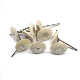 50PCS High Velvet Wheel Brush Felt Wheel Rotary Polishing Buffing Tool